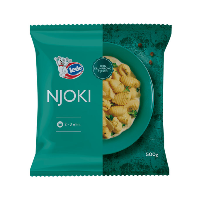 Njoki Premium 500 g prednja strana pakovanja