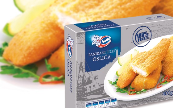 Panirani Filet Oslica Premium Riba Proizvodi Ledo