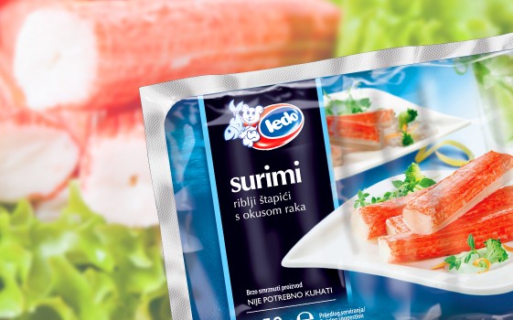 Surimi Stapici Riba Proizvodi Ledo