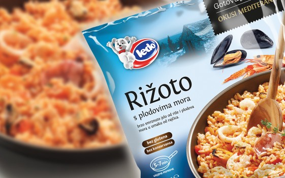 Rizoto S Plodovima Mora Gotova Jela Proizvodi Ledo